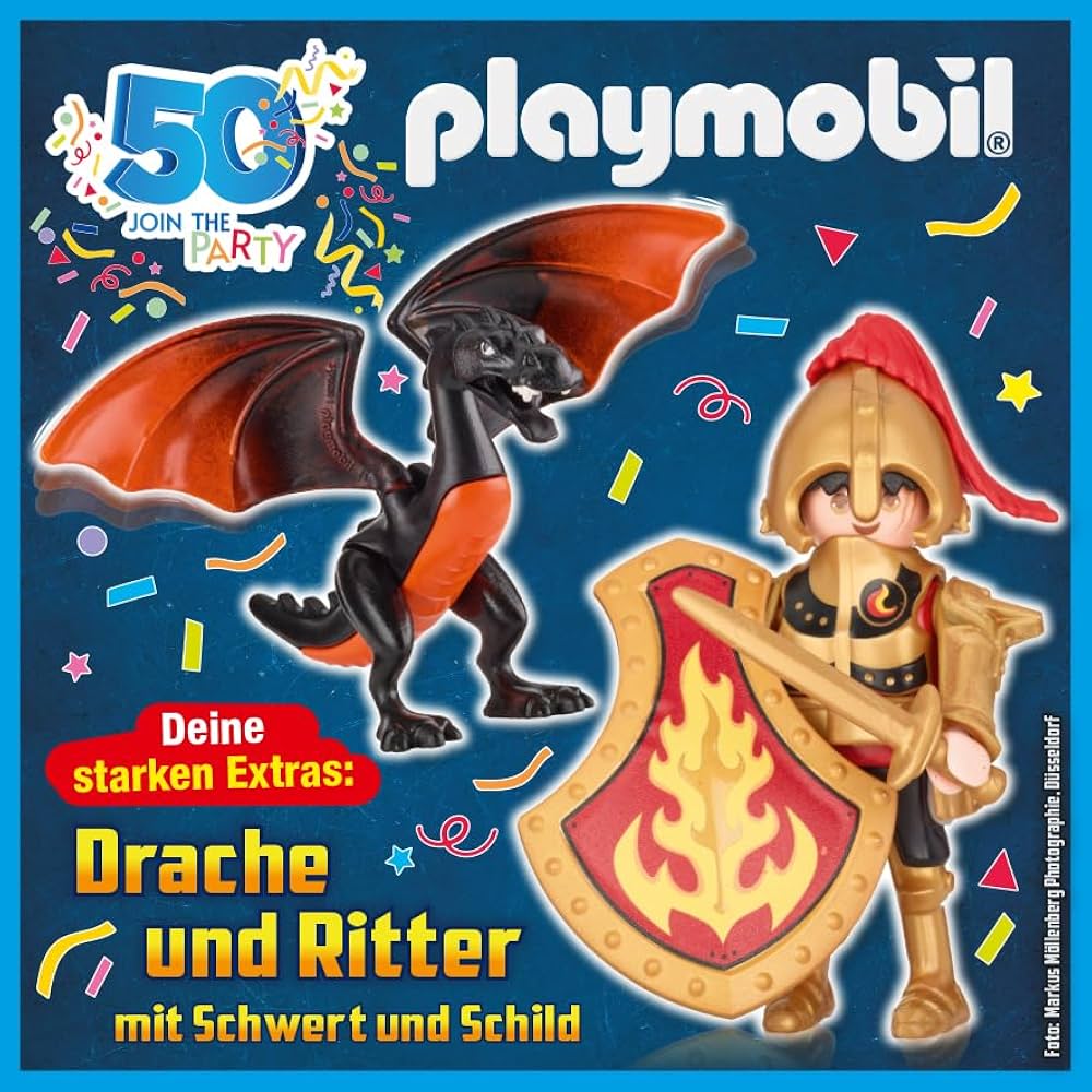PLAYMOBIL Jubiläums-Magazin 1/24 | Ritter und Drache: Simon